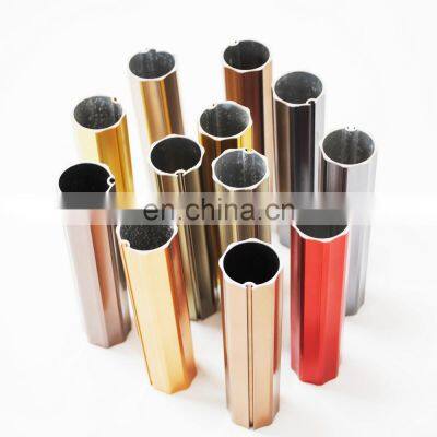 6063 Custom Colorful Anodized Aluminum Pipe Aluminum Tube Parts for Windows Curtain for Hold Sale Price photo-5