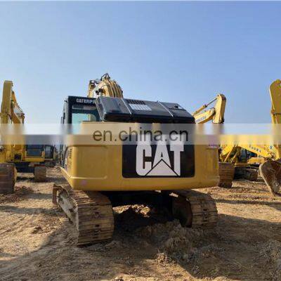 USED construction Caterpillar 320D earth moving excavator machine CAT 320B 320C 330C used excavator