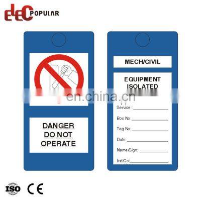 Industry PVC Material Danger Warning Safety Lockout Tagout Tags photo-3