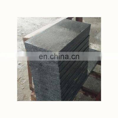 Flamed black  granite paving stone