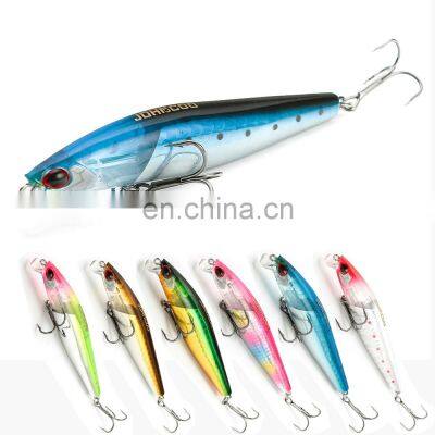 JOHNCOO 100mm 13g Minnow New Hot Model Professional Quality Fishing Lures Hard Floating Wobblers Crankbait with Sequins