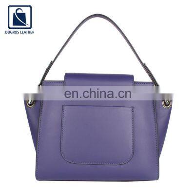 Bulk Exporter Selling Chairman Lining Material Flap Closure Type Matching Stitching Genuine Lather Women Sling Bag at Low Price
