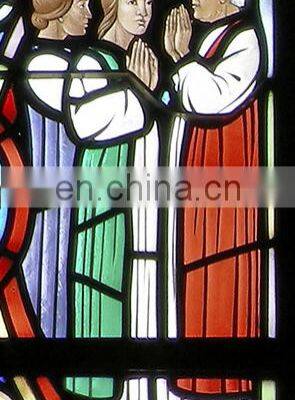 Custom Church Stained Glass Sheets Tiffany Style Glass Decorate Colored Art Glass Sheets For Window photo-3