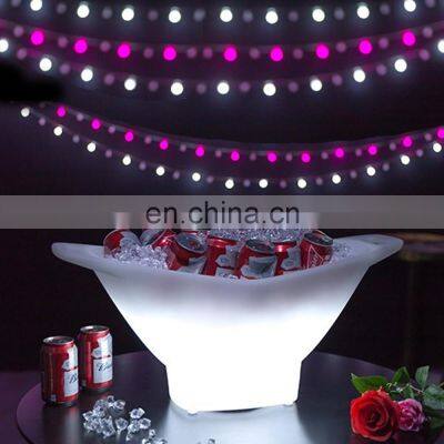 Bottle Ground Shape Table Light Led Ice Bucket Speaker Lamp Glowing Speaker Music Speaker photo-4