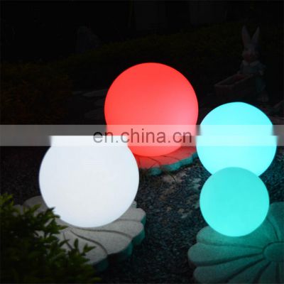 luminous decoration led ball light 40CM waterproof color changing Outdoor LED glow ball solar usb rechargeable