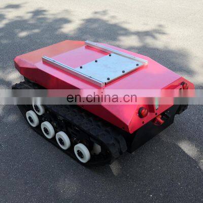Orchard Transport Rubber Tracked Chassis Agricultural All-terrain Crawler Trucked Carrier Chassis Undercarriage photo-3