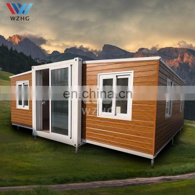 Hot Sale container homes 40ft luxury folding countainer prefab quick concrete container house forbooth