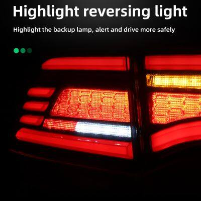 Tesla Model 3 Model Y Car LED Tail Light Taillight Rear Running Light Brake Reverse Lamp photo-4