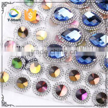 Hotsale new design plastic aluminium hot fix iron on rhinestone sheet                        
                                                Quality Choice