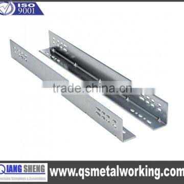 customized stainless steel aluminum metal side mounting shelf bracket