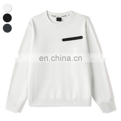 Custom Logo Sweatshirts Wholesale High Quality Warmth Pullover Blank Cotton Oversized Crewneck Sweatshirt For Men