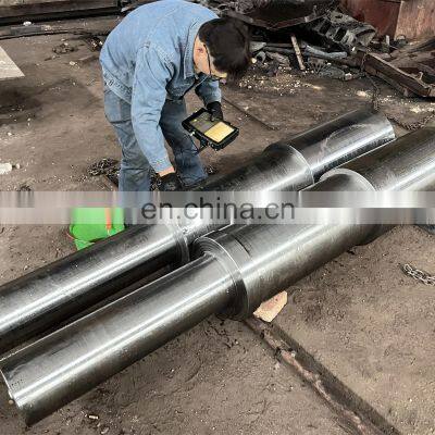 Industrial Machining Wind Power Shaft Long Forged Steel Large Flange Main Shaft photo-4