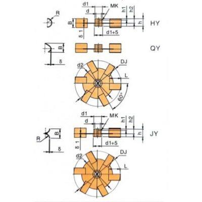 Disc Turbine Impeller Arrow Blade Disc Turbine Impeller photo-2