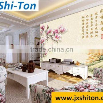 Matchless defect-free backgroud 3d digital wall tiles for living room