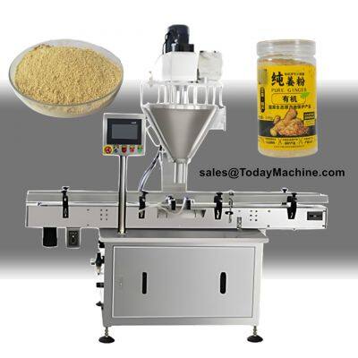 Spices Flour Milk Tea Coffee Powder Bottle Auger Filling Machine
