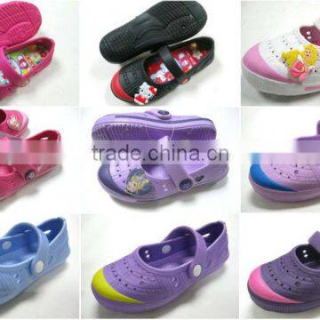 2014 white painting korea eva school sport clog sandal