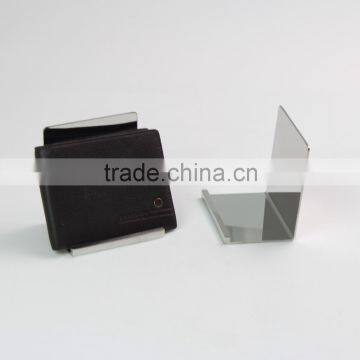 Polished Silver Metal Purse Display L Stand Metal Wallet Display Stand photo-6
