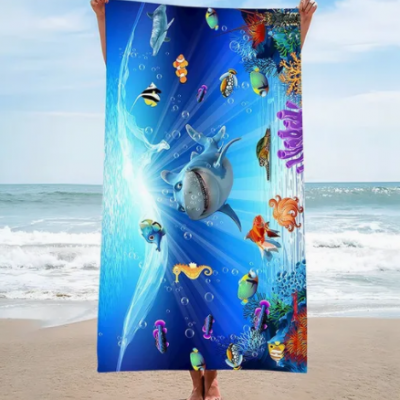 Microfiber Fast Drying Travel Yoga Gym Golf Towel Sand Free Beach Fitness Custom Design Bath Wrap Towel