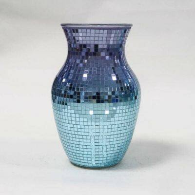 Glass Jar Glass Candle Holder Glass Vase Mosaic Vase photo-5