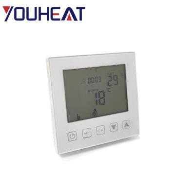 Fashionable Design Intelligent Touch Screen Adjustable Temperature Control Smart Thermostat for Floor Heating photo-4
