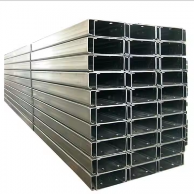 Cold Formed Galvanized Steel Channel Custom Sizes Building Material Metal Support Frame C Type Channel Steel C Profiles