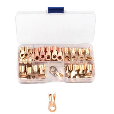 Flame-Retardant Nylon Insulated Terminal Crimping Ring for 14-22 AWG Cables