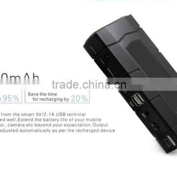 Portable Multi-function Jump Starter with Dual USB Power Bank