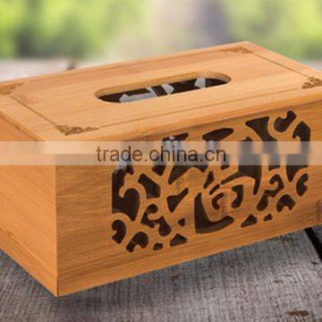 Wooden Facial Tissue Paper Box Design