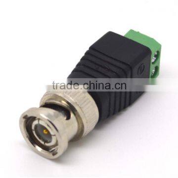 CAT5 To Camera CCTV BNC UTP Video Balun Connector Adapter BNC Plug For CCTV System