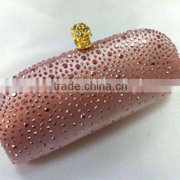 manufacturer sell studded skull clutch handbags