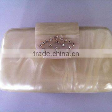 2014 hot sale Lucite Material and Clutch Style Evening Bags Wholesale