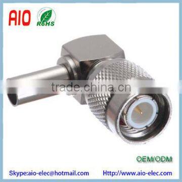 TNC Male Right Angle Connector for RG58 RG141 LMR-195 photo-2