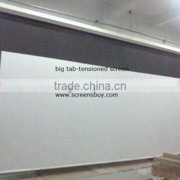 Extra Large Motorized Tensioned Screen