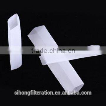 white nylon mesh cylinder