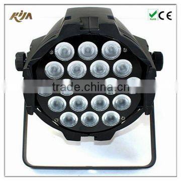 factory outlet 18*10w waterproof warm white par can led stage lighting