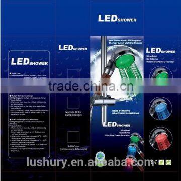 Chrome ABS LED Water Saving Shower Head photo-4