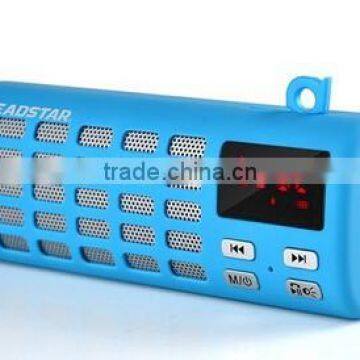 outdoor wireless bluetooth speaker FM/Mp3/LED Torch/Display