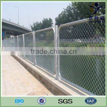 5*5cm pvc coating security chainwire fencing for construction site