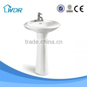 Bathroom ceramic cheap pedestal basin Christmas gift                        
                                                Quality Choice