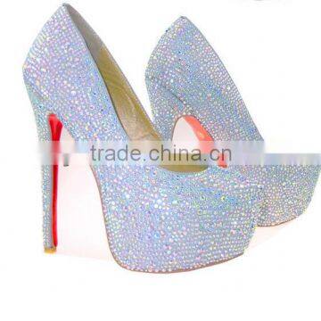 2013 New Women's Dress Shoes With Crystal By Hand