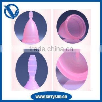 Medical Grade Silicone Lady Menstrual Cups Reusable Soft Cups for Lady Menstrual Period