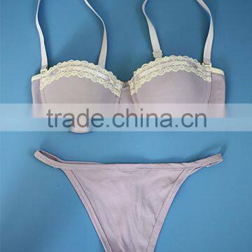 2015 New Style Sexy Violet G-string Sexy Underwear Bra photo-4