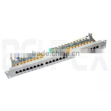 19" Fiber Optic RJ45 CAT5e UTP 24 Ports Patch Panel photo-2