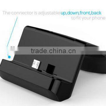 newest Compatible With Samsung Galaxy S III i9300 / Galaxy S4 Black waves-Shape Cradle