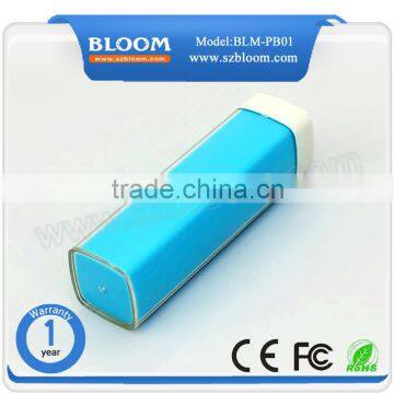 2016 cheap 2600mah power bank ,colorful power bank for iphones