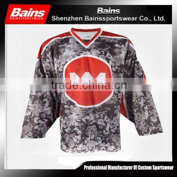 Team player camo hockey jerseys,custom field hockey jerseys,cheap hockey practice jerseys