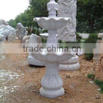 Granite Carved Outdoor Water Fountain