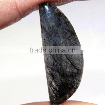 Black Rutile Cabochon