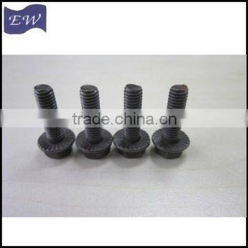 black hex flange bolt m6x20(DIN6921)