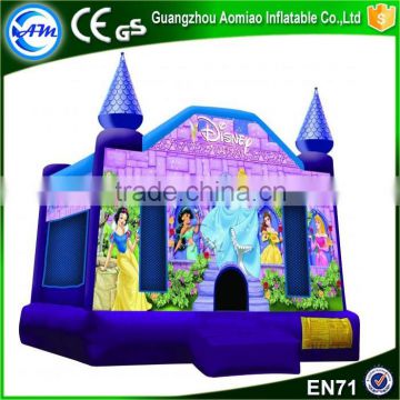 princess printing bouncy castle material adult baby bouncer for sale